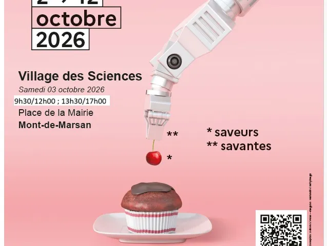 Fête de la Science 2026 : retrouvez-nous au Village des Sciences